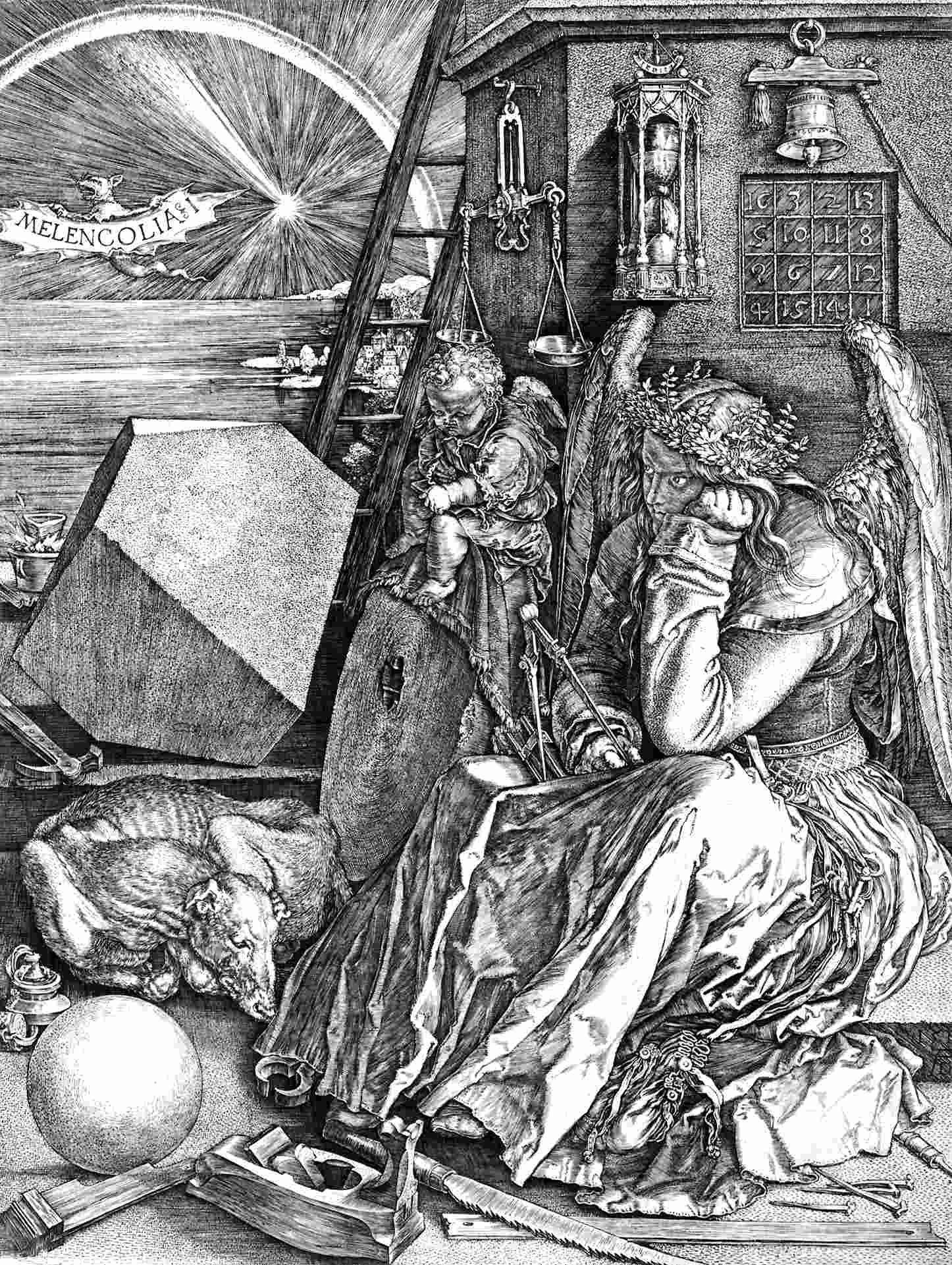 Альбрехт Дюрер. Меланхолия. 1514