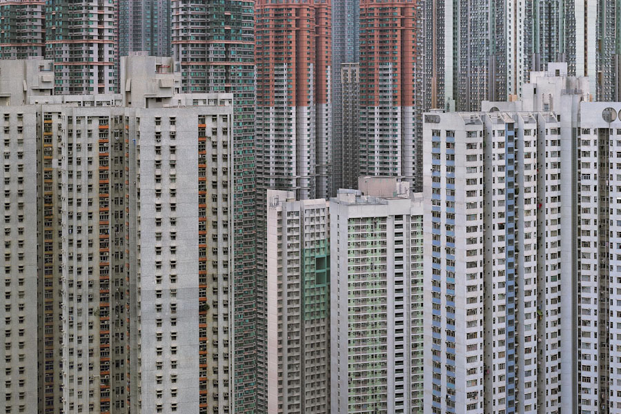 Michael Wolf. "Architecture of density #45"